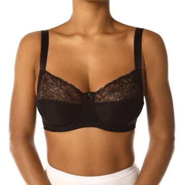 Imagem de Sutiã DeMillus Baroneza 74600 Taça C, Preto, 44C
