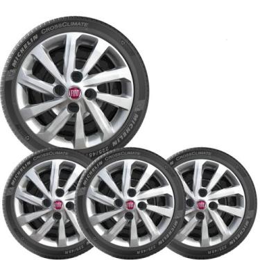 Imagem de 4x Calota FIAT NOVA Strada 2021 ARO 15 167cp - grid