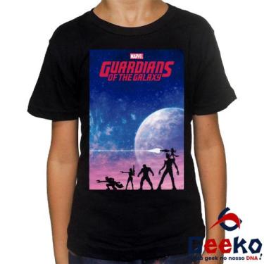 Imagem de Camiseta Infantil Guardiões da Galáxia 100% Algodão Guardians of the G
