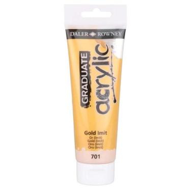 Imagem de Tinta Acrílica Graduate 120ml Ouro Imit. 701 Daler Rowney, GOLD