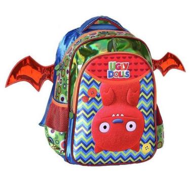 Imagem de Mochila Infantil Escolar Costas Morcego - UglyDolls - Clio, Verde