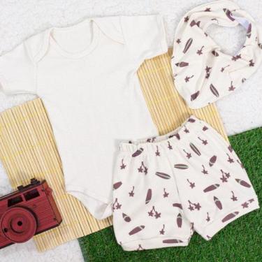 Imagem de Conjunto curto com bandana ecológico surf - Era Uma Vez, 0-3M