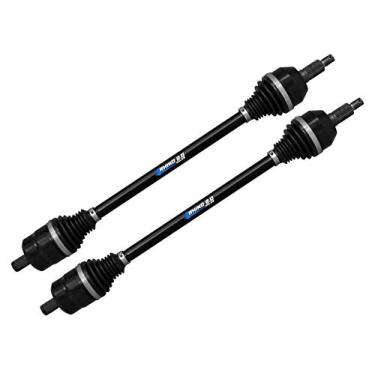Imagem de SuperATV Eixo de comprimento de estoque Heavy Duty Rhino 2.0 para Polaris RZR XP Turbo (2016+) - Par dianteiro