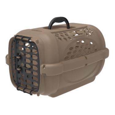 Imagem de Caixa de Transporte para Cachorro Gato Pet Panther Gold Nº1 - Plast pe
