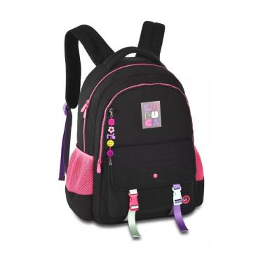 Imagem de Mochila De Costas 17 Luluca Preto Clio Style Lu24601
