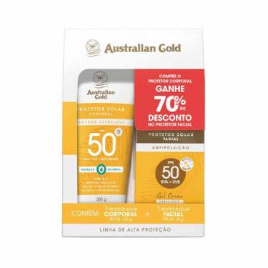 Imagem de Kit Australian Gold - Protetor Solar Corporal FPS50 + Protetor Solar F