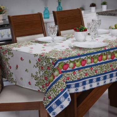 Imagem de Toalha de Mesa Delicat 1,40x2,50m Mesa 8 lugares - Maçã - Rulidry