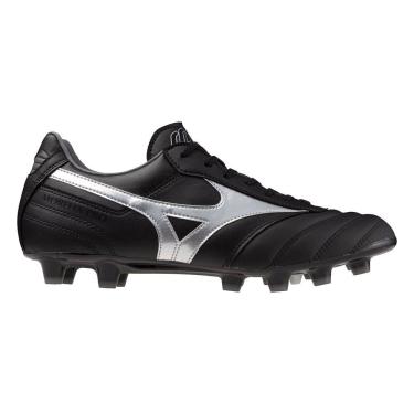 Imagem de Chuteira Campo Mizuno Morelia Elite MD II Pro - Masculino - Preto-Cinza