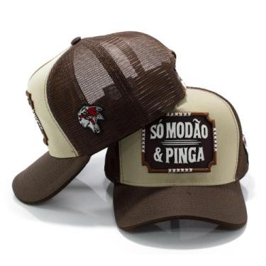 Imagem de Boné Trucker Telinha Country Modão E Pinga Envio Imediato - American C