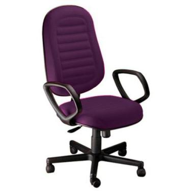 Imagem de Cadeira Presidente Gomada com Braços Linha Blenda Roxo - Design Office