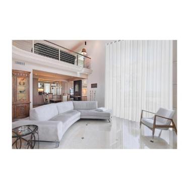 Imagem de Cortina Pé Direito Duplo Premium 6m x 6m - CASA CHIC Enxovais, Branco