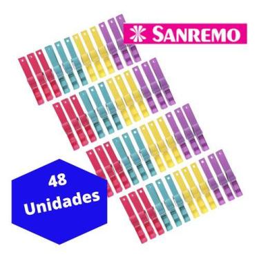 Imagem de Pregador De Roupa Sanremo 48 Un Prendedor Plastico Gigante