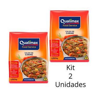 Imagem de Caldo De Carne Qualimax Em Pó Em 2 Un Pacote De 1,01Kg Para Hotel Pous