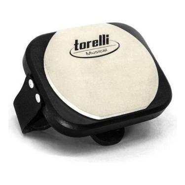 Imagem de Pad Estudo Perna Torelli Bateria Batedor Borracha Ta550, Preto