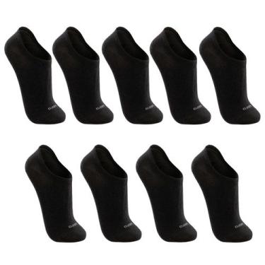 Imagem de Kit 9 Pares Meia Lupo Sport Soquete Sapatilha Invisível, Preto, P, Uni
