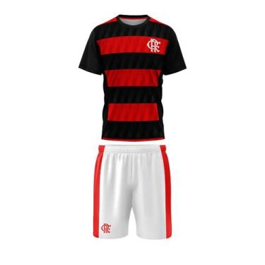 Imagem de Uniforme Flamengo Infantil Conjunto Mini Craque Oficial Jr - Braziline