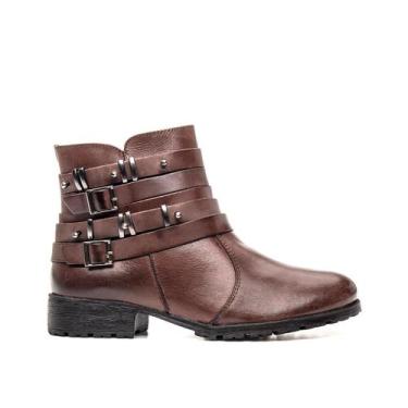 Imagem de Bota Feminina Montaria Elegance 0822 Dark Brown - Zapattero