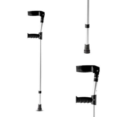 Imagem de Muleta Canadense Aluminio Articulada 130KG Media (Carm) - Indaia