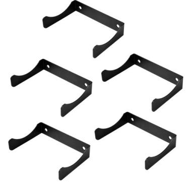 Imagem de Suportes De Garrafa De Parede Sterk Aço Carbono 12cm Decoração Organiz