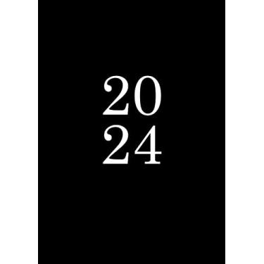 Imagem de Agenda Journalier 2024: Restez Organisé du 1er janvier 2024 au 31 décembre 2024 | Pages de Contacts, Emplois du Temps, Journal de Mots de Passe, Jours Fériés, Anniversaires et Bien Plus Encore !