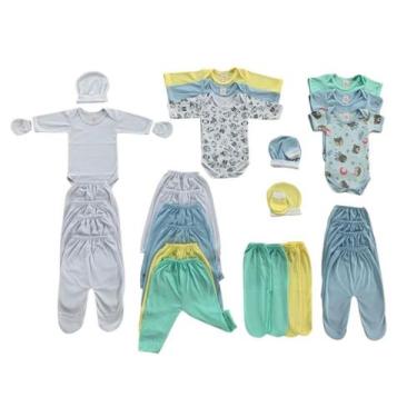 Imagem de Kit 30 Pçs Enxoval Bebes Roupas Para Recem Nascido Atacado - Jolen Bab