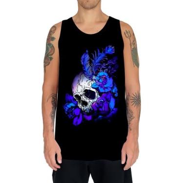 Imagem de Camiseta Regata Arte Tumblr Esqueletos Caveira Ossos Moda 6 - Enjoy Sh