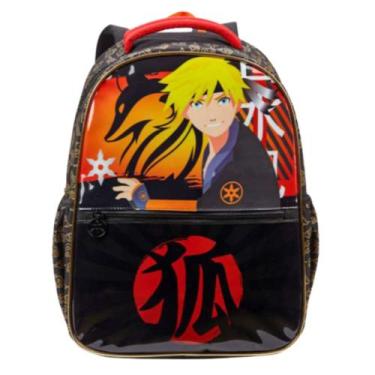 Imagem de Mochila Escolar Grande Menino Naruto Costas Infantil Resistente - Denl