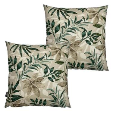 Imagem de Almofadas Cheias Impermeável Antimofo Antiácaro Área Externa Kit 2 45c