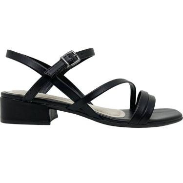 Imagem de Sandália Feminina Casual Social Dia a Dia Passeio Trabalho Salto Baixo Conforto Ramarim 2448203