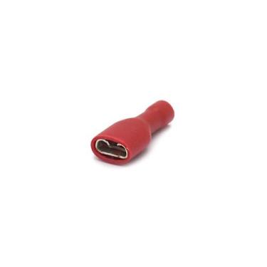 Imagem de Terminal Faston Fêmea Totalmente Isolado em PVC 22-16 AWG 0.25 a 1mm² 