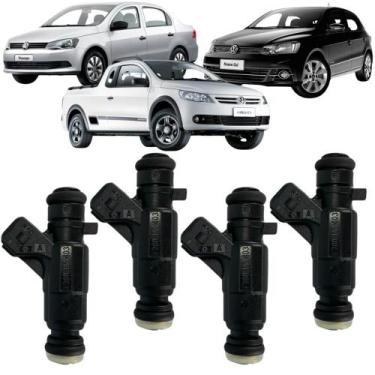 Imagem de Kit 4 Bico Injetor Bosch Gol Saveiro Voyage G5 G6 1.6 - BOSCH INJECAO