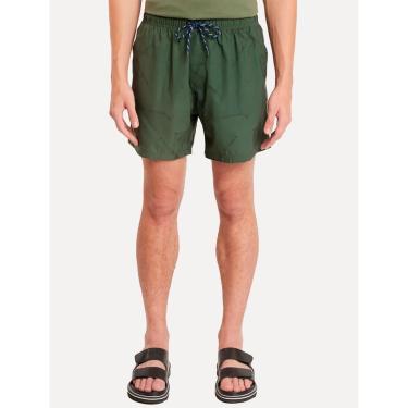Imagem de Short Aramis Masculino D'Água Elastico Estampado Traços Verde Escuro-Masculino