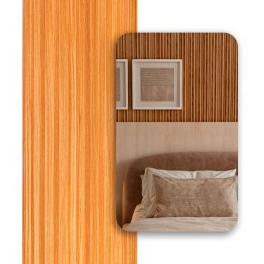 Imagem de Painel Ripado Cor: Freijó de uso Interno em WPC Hill 2,90m x 17cm