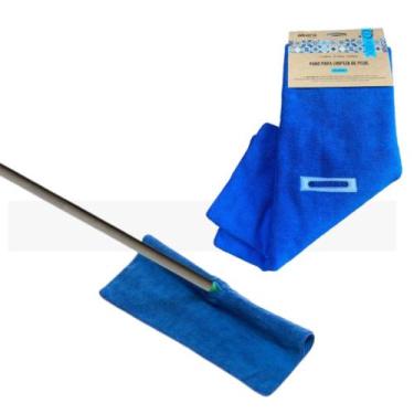 Imagem de Pano Ákora Limpeza de Pisos com Furo Central Encaixe Perfeito no Rodo 