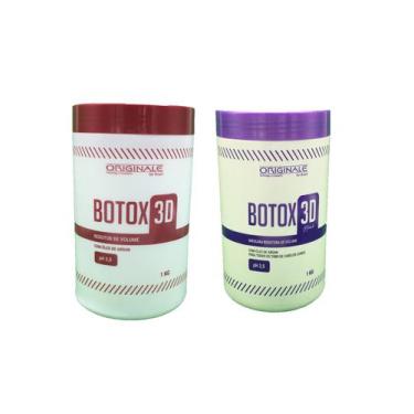 Imagem de Super Combo Botox Capilar Redutor De Volume 3D - 2X1Kg - Originale Cos