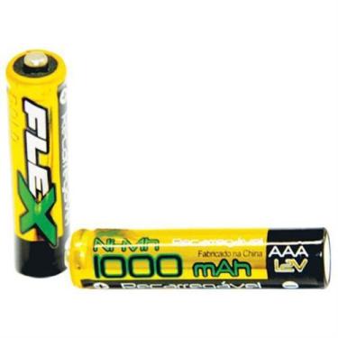 Imagem de Pilha Gold Recarregável 2 Unidades Aaa 1000mah  Fxaaa106b2 Flex