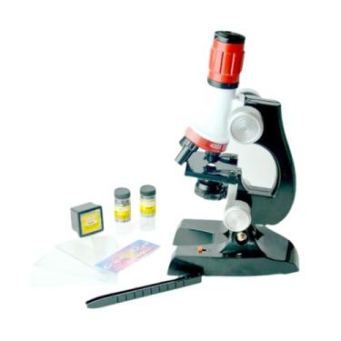 Imagem de MERIGLARE Crianças Microscópio Ciência Kit, Ciência Brinquedos Educativos Ciência Brinquedo Experimento Ciência Brinquedo Iniciante Microscópio para Crianças