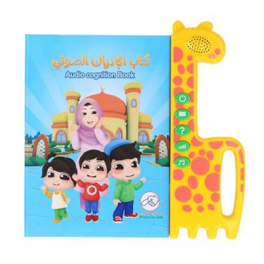 Imagem de E-book de Aprendizagem de árabe, Livro Falante de Som árabe Em Inglês para Aprendizagem Precoce, Leitura de Ponto Interativo Educacional, Livro Bilíngue Eletrônico Com Caneta