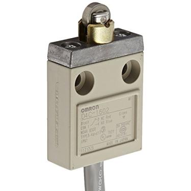 Imagem de Interruptor Omron Automation D4C-1602, PREWIRED, Limit, Selado, Compacto, Rolador de Rolos, Força Operacional de 1,2 KG