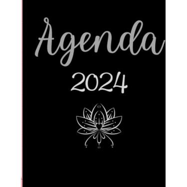 Imagem de Agenda y Planificador Diario Semanal y Mensual de Tapa Blanda de Enero a Diciembre 2024 agenda de 8.5x11: Agenda 2024, la agenda ideal que te ayudara ... proyectos para lograr un año 2024 de éxitos