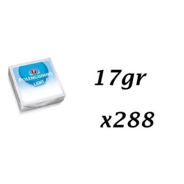 Imagem de Caixa 288 unidades Polenguinho light Queijo Processado -17g cada - Pol