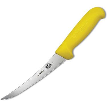 Imagem de Faca para Desossar com Lamina Flexível Cabo Fibrox, Amarelo, 15 cm, Victorinox, 5.6618.15