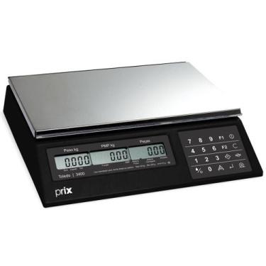 Imagem de Balança Pesadora Contadora Prix 3400 Toledo Capacidade 30Kg