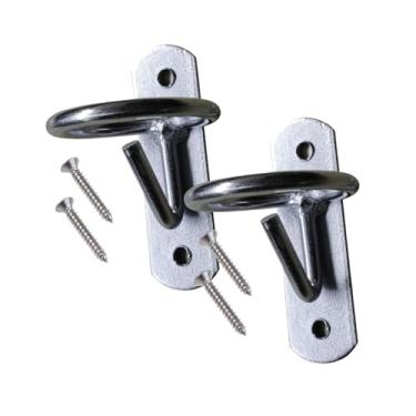 Imagem de menolana 2 peças Equestrian balde gancho cabide a água gancho de caçamba para suprimentos de cavalos pendurados acessórios de celeiro de ração multiuso