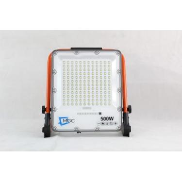 Imagem de Refletor Holofote Led C/Bateria Recarregável Portátil 500w