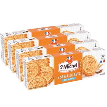 Imagem de Kit c/ 4und Biscoito Sablé de Coco ST MICHEL 120g