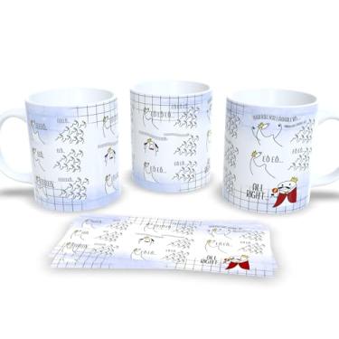 Imagem de Caneca Queen Branca de Porcelana Personalizada Musical Engraçada (Queen 4)