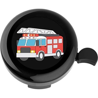Imagem de YeloYolker Campainha De Bicicleta Infantil, Campainha De Guidão Fofa Para Meninos, Crianças Pequenas, Acessórios De Bicicleta Infantil Para Triciclo, Scooter (Caminhão De Bombeiros)