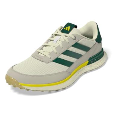 Imagem de adidas Tênis de golfe masculino S2G Spikeless 24, Branco/Verde universitário/Wonder Alumina, 43
