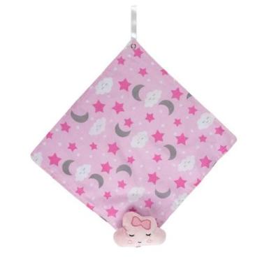 Imagem de Naninha Para Bebê Com Prendedor de Chupeta Estampa Variadas - LuckBaby